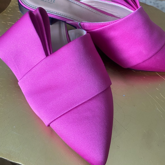 New Hot Pink Silk/Satin Slides - Picture 6 of 7